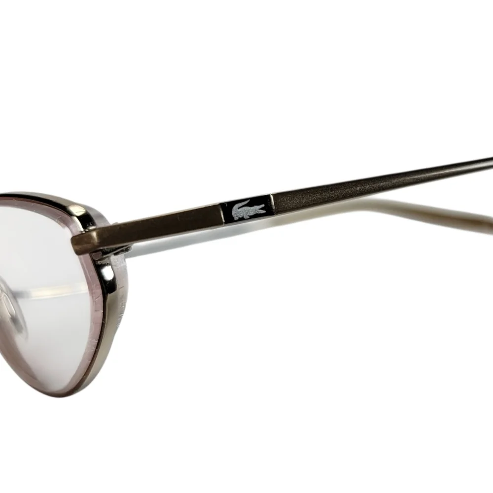 Lacoste Eyeglasses Frames‎ Only LA 12216 LB Brown 48-17-135 Slim Oval Wire Frame